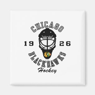 Chicago Blackhawks Hockey Mask Red Nhl Officially  Magnet