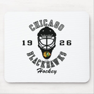 Chicago Blackhawks Hockey Mask Red Nhl Officially  Mouse Mat