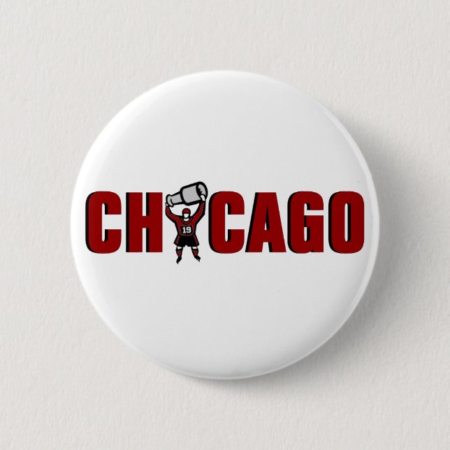 Chicago Blackhawks: Stanley Cup Champions 6 Cm Round Badge (Front)