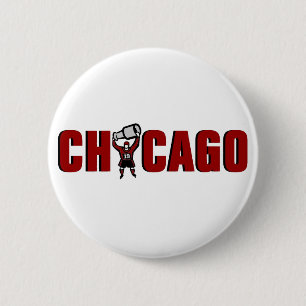 Chicago Blackhawks: Stanley Cup Champions 6 Cm Round Badge
