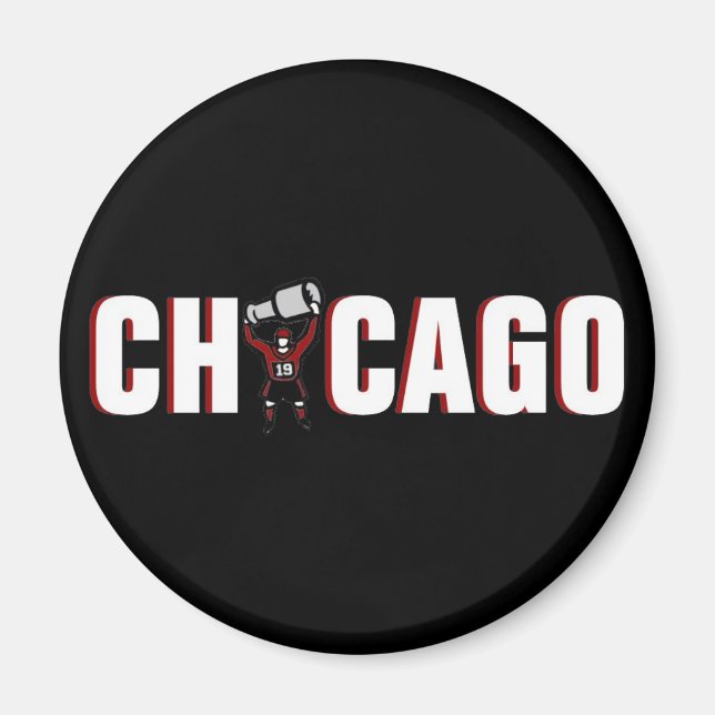 Chicago Blackhawks: Stanley Cup Champions Magnet (Front)