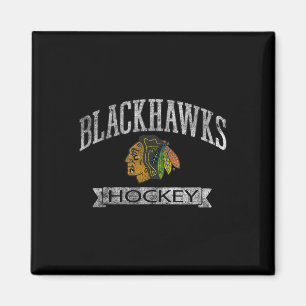 Chicago Blackhawks Vintage Hockey Red Officially L Magnet