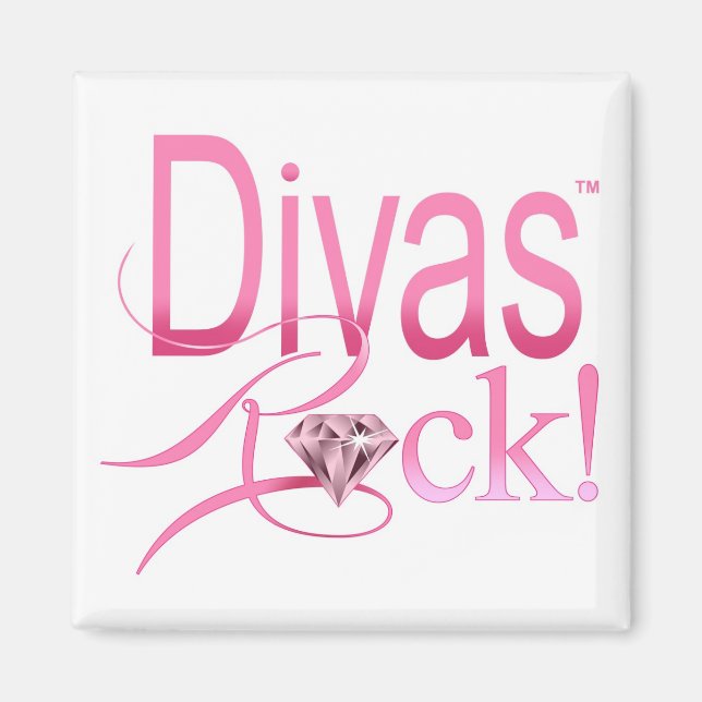 CHICAGO BLING - "Divas Rock!" Magnet (Front)