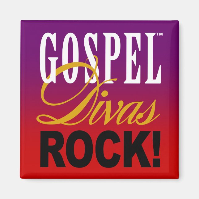 CHICAGO BLING - "Gospel Divas Rock!" Magnet (Front)