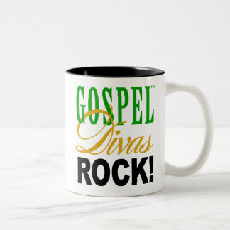 CHICAGO BLING - "Gospel Divas Rock!" Two-Tone Coffee Mug