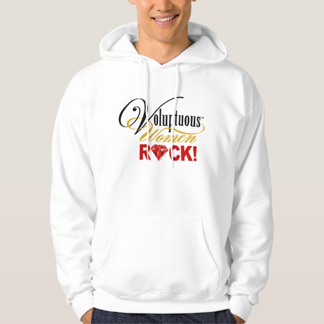 CHICAGO BLING - "Voluptuous Women Rock!" Hoodie (Front)