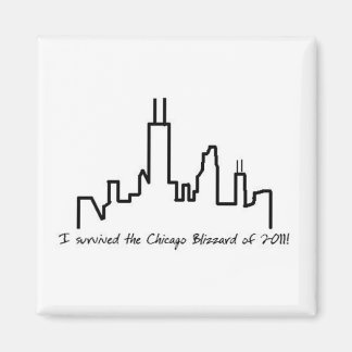 Chicago Blizzard 2011 - Magnet