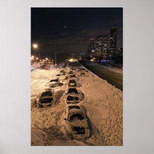 Chicago Blizzard 2011 Poster