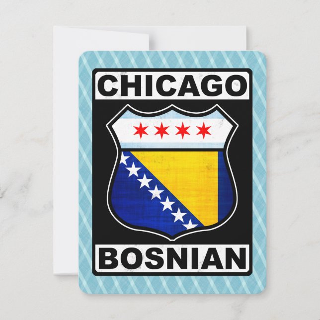 Chicago Bosnian American Card (Front)