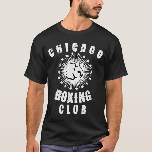Chicago Boxing Club   Cool Boxing Tees (Front)