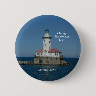 Chicago Breakwater Light button