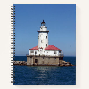 Chicago Breakwater Light notebook