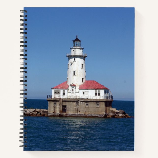 Chicago Breakwater Light notebook (Front)
