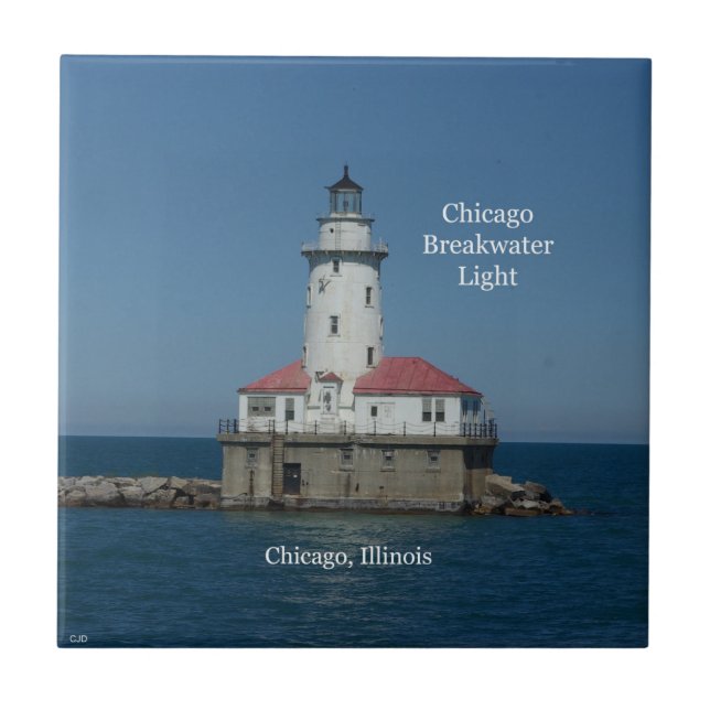 Chicago Breakwater Light tile (Front)