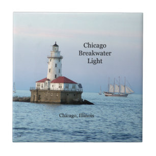 Chicago Breakwater Light & Windy II tile