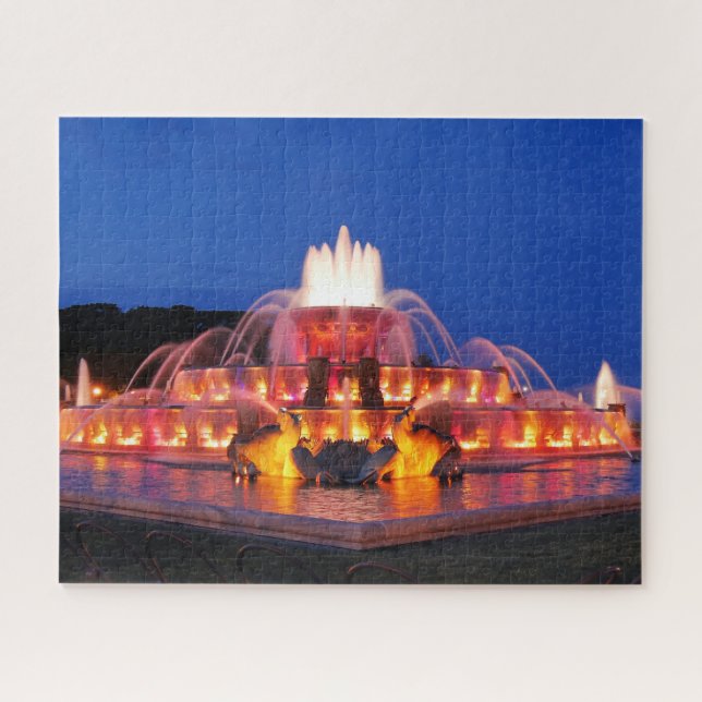 Chicago Buckingham Fountain Jigsaw Puzzle (Horizontal)