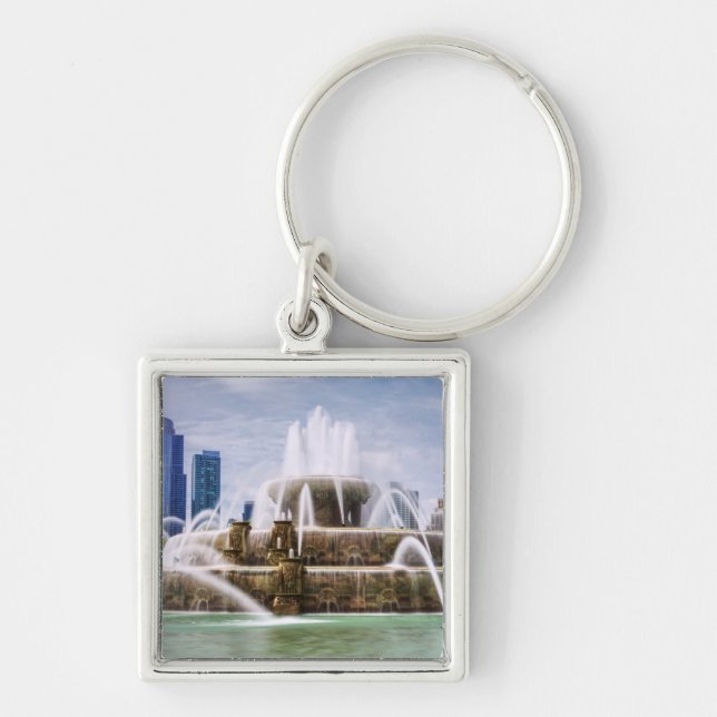 Chicago Buckingham Key Ring (Front)