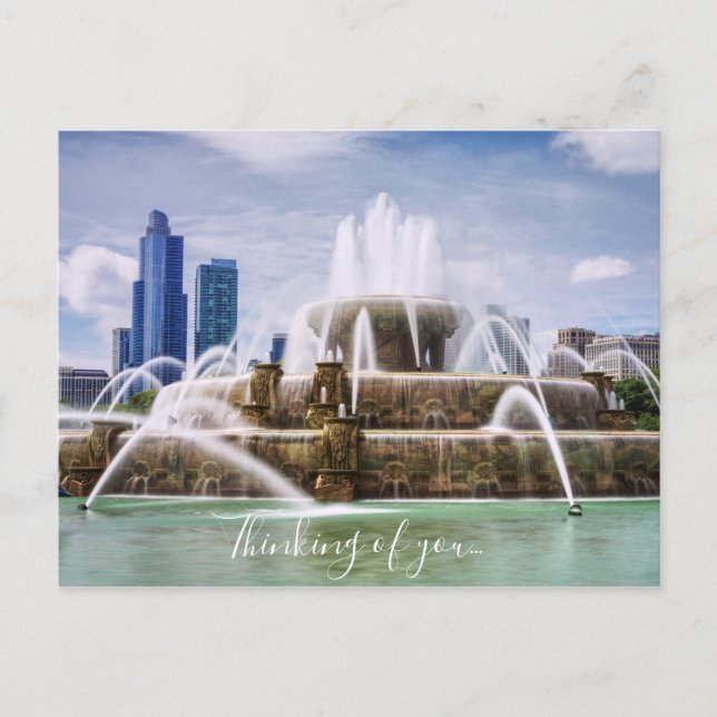 Chicago Buckingham Thinking Of You Postcard (Front)