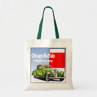 Chicago - Buffalo Highway National Auto Trail Tote Bag