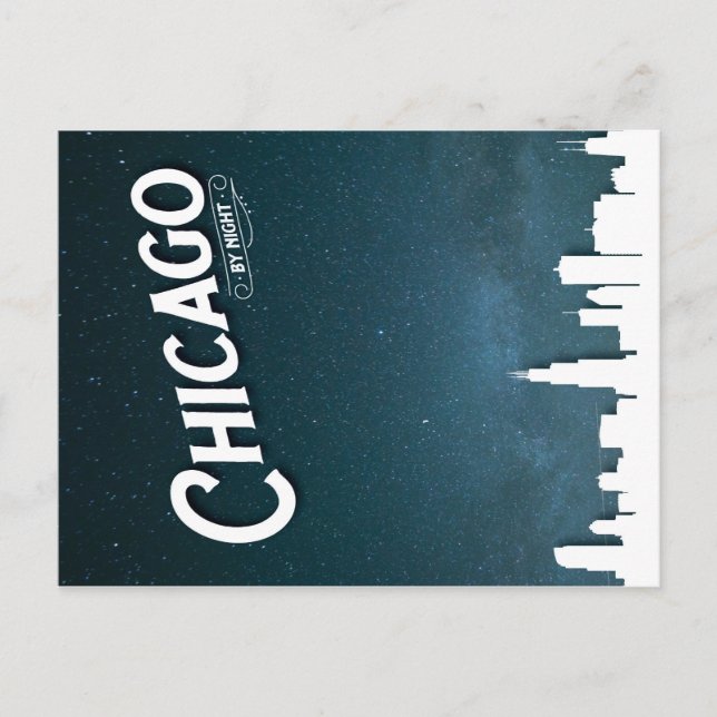 Chicago by night - Postcard (Front)