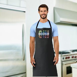Chicago CHI Modern All-Over Print Apron