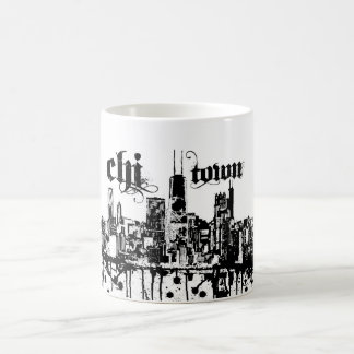 Chicago "chi-town" put on for your city coffee mug