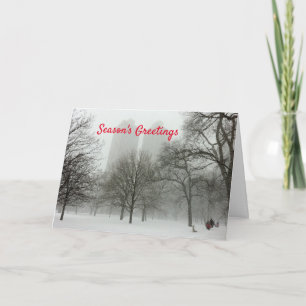 Chicago Christmas Card Season's Greetings Holiday