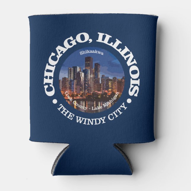 Chicago (cities) can cooler (Front)