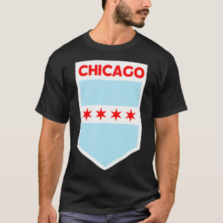 Chicago City Flag Emblem T-Shirt