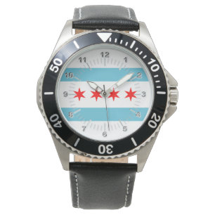 Chicago City flag Watch