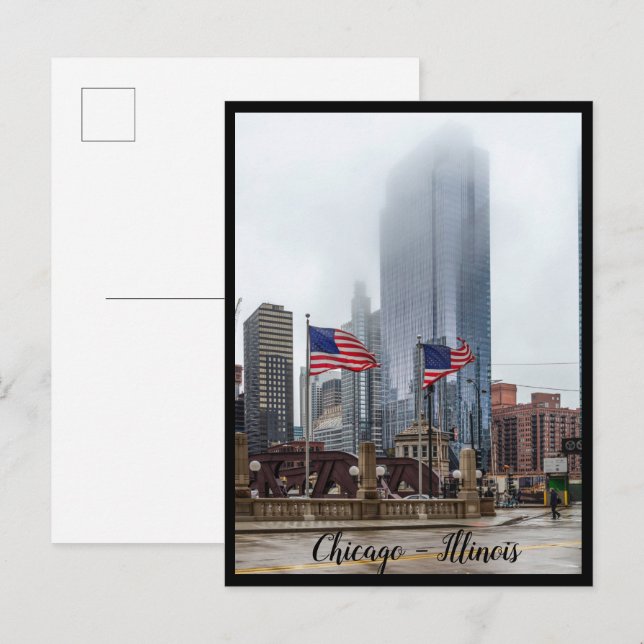 Chicago City, Illinois Postcard (Front/Back)