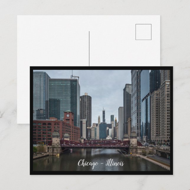 Chicago City, Illinois Postcard (Front/Back)