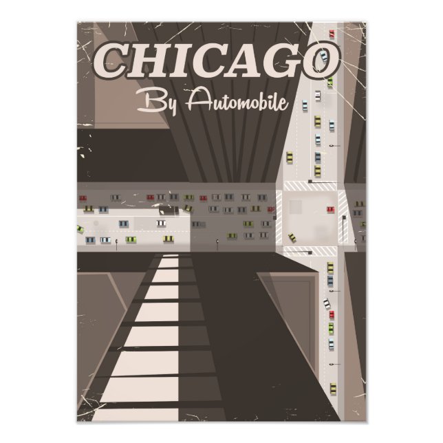 Chicago City travel poster (Front)