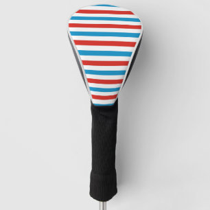 chicago city USA america flag stripes pattern blue Golf Head Cover