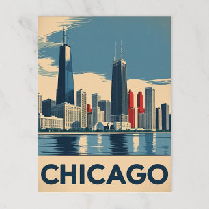Chicago Cityscape Postcard