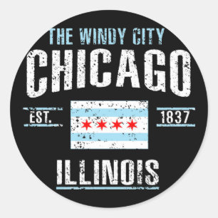 Chicago Classic Round Sticker