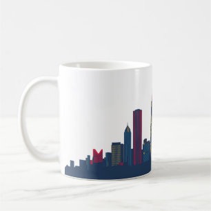 Chicago Colourful Skyline Coffee Mug