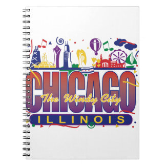 Chicago Confetti Notebook