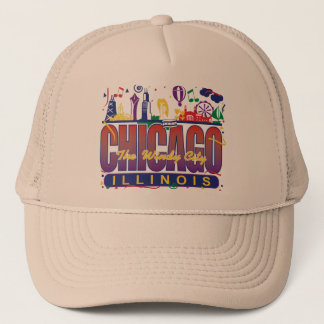 Chicago Confetti Trucker Hat