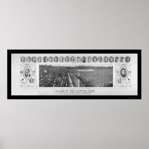 Chicago Cubs Baseball Champions Photo 1907 Poster