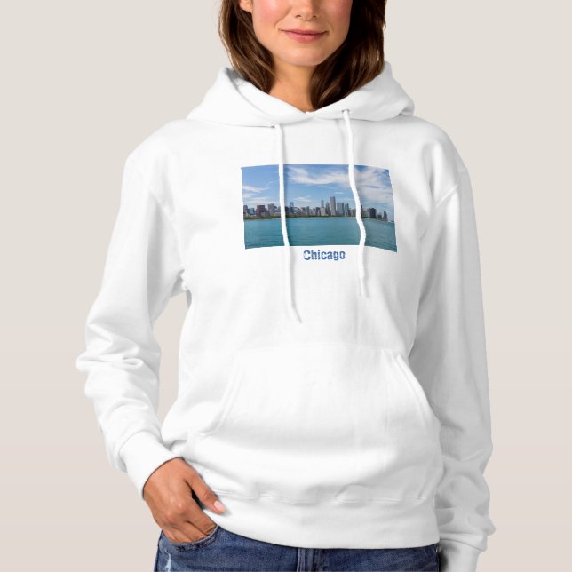 Chicago Day Cityscape Hoodie (Front)