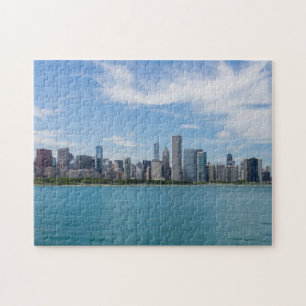 Chicago Day Cityscape Jigsaw Puzzle