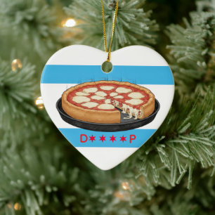 Chicago Deeeeep Dish Ceramic Tree Decoration