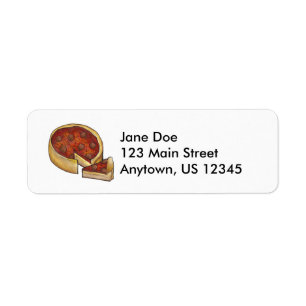 Chicago Deep Dish Pepperoni Pizza Pie Slice Foodie