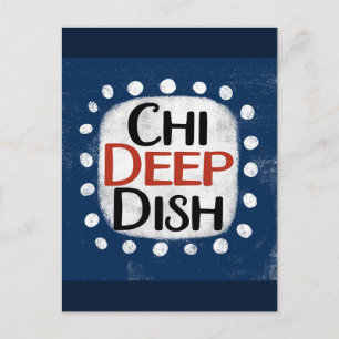 Chicago Deep Dish Postcard