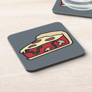 Chicago Deep Dish Style Pizza Coaster