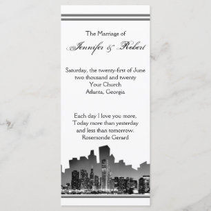 Chicago Destination Wedding Program Programme
