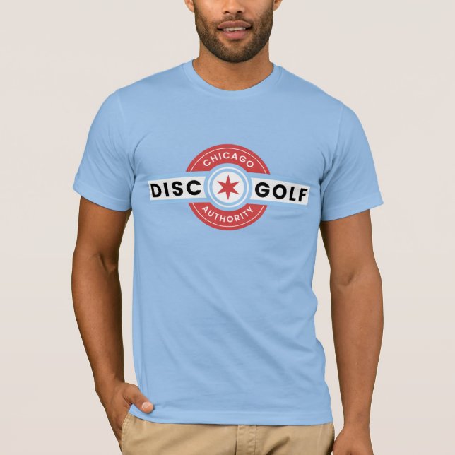 Chicago Disco Golf Authority Logo 2.0 T-Shirt (Front)