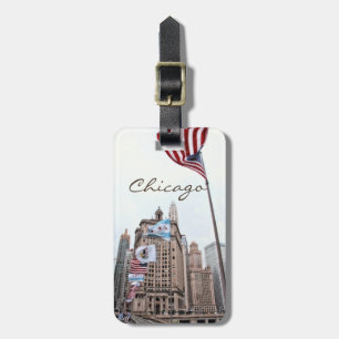 Chicago Downtown Michigan Avenue Luggage Tag