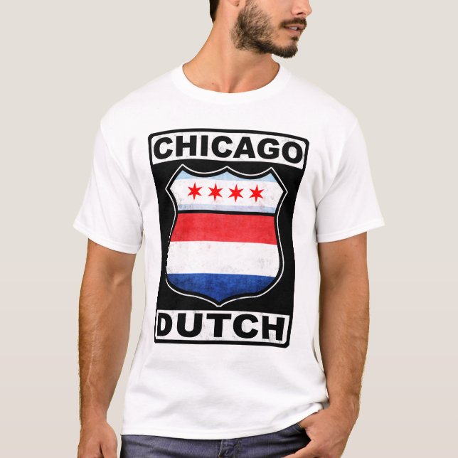 Chicago Dutch American Shield T-Shirt (Front)